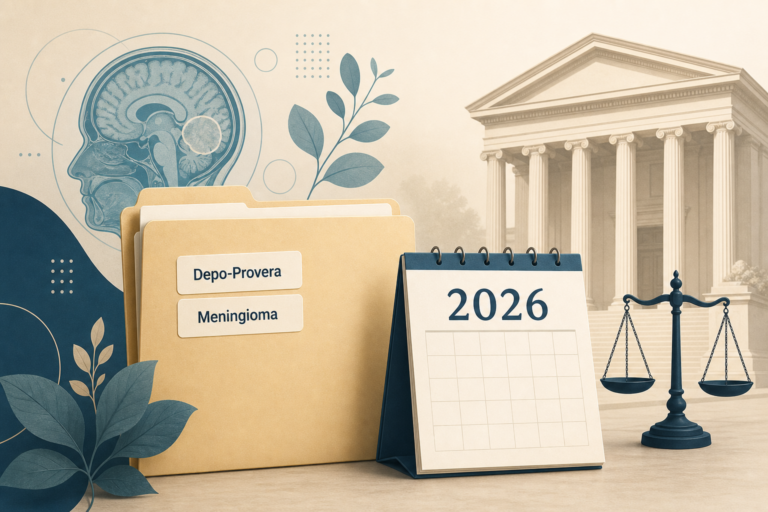 Depo-Provera MDL 3140 July 2026 update: case growth, expert hearing, and what claimants should save