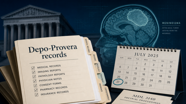 Depo-Provera MDL 3140: what to gather before the July 27 hearing