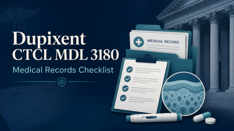 Dupixent CTCL MDL 3180: Build the Timeline Before Records Get Hard to Find