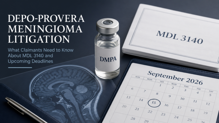 Depo-Provera settlement talks make medical records more important for meningioma claimants