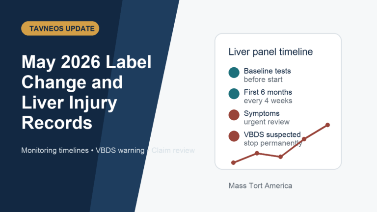 Tavneos label change: liver monitoring records that may matter